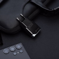 FORCELL F-ENERGY GaN III B130101-E īpaši plāns ceļojumu lādētājs 1 x Type C + USB A PD QC4.0 3A 30W melns