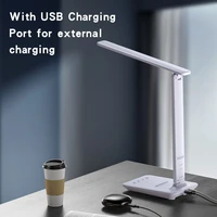 Yesido galda lampa DS20 induktīva ar LCD displeju balta