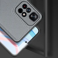 Dux Ducis Fino viedtālruņa apvalks pārklāts ar neilona materiālu Poco M4 Pro 5G zila