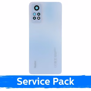 Aizmugurējais vāks, saderīgs ar Xiaomi Redmi Note 12 Pro 4G / Polar White / (Service Pack)