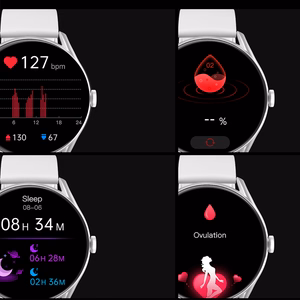 QCY Watch GT AMOLED IPX8 280mAh smartwatch - black