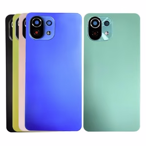 Aizmugurējais vāciņš Saderīgs ar Xiaomi Mi 11 Lite 4G (5G / NE) / Peach Rozā / (ar camera lens) / HQ