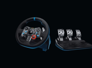 Logitech G G29 stūre + pedāļi PlayStation 3, PlayStation 4 analogā USB 2.0 melns