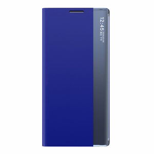 Viedtālruņa vāciņš Sleep Case Samsung Galaxy A03s (166.5) ar statīvu - zils