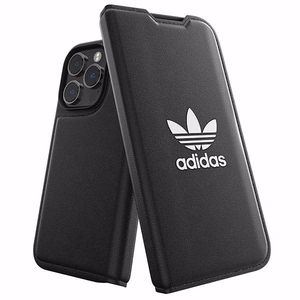 Adidas OR Viedtālruņa apvalks Booklet BASIC iPhone 14 Pro 6.1" melns/balts 50182