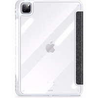 DUX DUCIS planšetdatora maciņš (m) UNID saliekams ar zīmuli uzglabāšanas vietu iPad Pro 11 (2024) melns