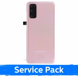 Aizmugurējais vāciņš saderīgs ar Samsung G980 (G981) S20 / Cloud rozā / (Service Pack)