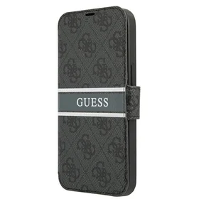 Guess GUBKP13X4GDGR iPhone 13 Pro Max 6,7" pelēks/grey book 4G Stripe