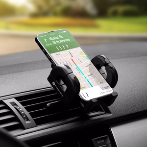 FORCELL F-GRIP regulārais automobiļa turētājs gaisa ventilācijai melns