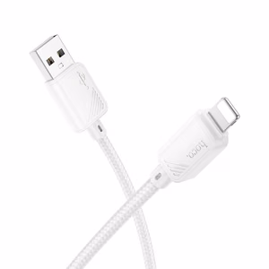 Cable USB A to Lightning Hoco 2,4A 1 m X113 white