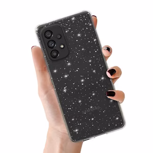 Crystal Glitter viedtālruņa apvalks Samsung Galaxy A23 4G/5G sudraba