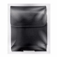 ROYAL universāls horizontāls ādas jostas apvalks izmērs V SAMSUNG FLIP 1 / 2 / 3 / 4 / HUAWEI P50 Pocket / MOTOROLA RAZR 5G melns