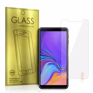 Glass Gold rūdītais aizsargstikls Samsung Galaxy A7 2018 telefonam