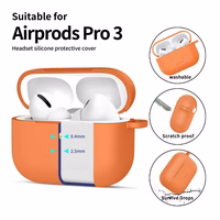 Tech-Protect silikona apvalks ar āķi AirPods Pro austiņām - oranžs