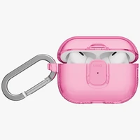Uniq Glase Pro macins AirPods Pro 3 Lock macins - caurspidigs roza