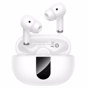 HOCO bezvadu austiņas bluetooth TWS ANC ENC EQ26 baltas