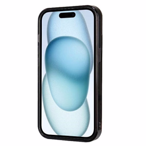 Audi IML Sport Magnētiskais viedtālruņa apvalks iPhone 15 / 14 / 13 6.1" melns/melns cietais apvalks AU-IMLMIP15-RSQ/D2-BK