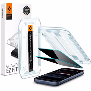 Spigen Glas.tR EZ Fit Privacy Закалённое стекло для iPhone 16 Pro / 17 / 17 Pro - 2 шт.