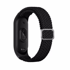 Beline Siksniņa Mi Band 7/6/5 Textile melns