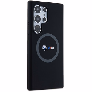 BMW M Silicone Printed Ring MagSafe чехол для Samsung Galaxy S24 Ultra - чёрный