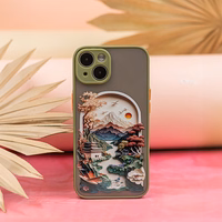 Īpaši moderns korpuss priekš Xiaomi Redmi Note 13 Pro 5G Travel green