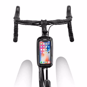 WILDMAN ceļojumu soma velosipēda rāmim ar rāvējslēdzēju, 1L (4 "- 7"), XS2, melna