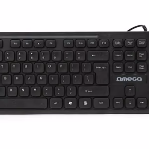 Vadu tastatūra OMEGA OK-07 melna