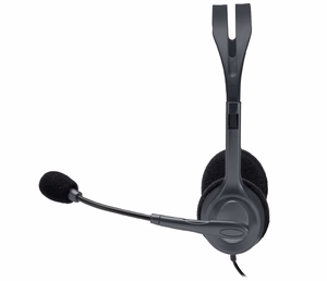 Logitech H111 stereo pelēkas austiņas 981-000593