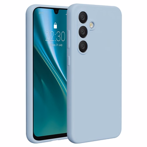Etteri silikona maciņš Samsung Galaxy A36 5G, gaiši zils