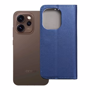 Atlokāms maciņš Oppo Reno 15 PRO 5G Smart Case Book tumši zils