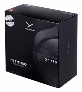 Beyerdynamic DT 770 PRO Black Limited Edition – studijas austiņas, slēgta tipa, 80 Ω, melnas (43000220)