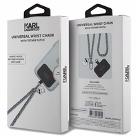 KARL LAGERFELD rokas siksna KLUCHCSKPK (Wrist Chain Choupette) sudrabaina