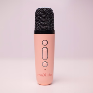 Maxlife Bluetooth karaoke skaļrunis MXKS-100 rozā krāsā