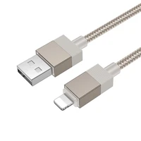 Kabelis USB A uz Lightning Hoco 2,4A 1 m X110 zelta