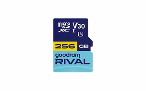 GOODRAM microSDXC 256GB V30 UHS I U3 RIVAL + adapteris