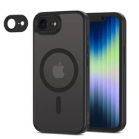 Tech-Protect MagCam MagSafe iPhone 16e viedtālruņa apvalks – matēti melns