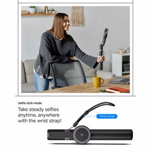 SPIGEN S581W MAGSAFE BLUETOOTH SELFIJA NŪJA-STATĪVS melns