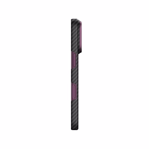 AmazingThing Titan Max Lens maciņš modelim iPhone 18 Pro, no aramīda šķiedras, ar kameras aizsargu, saderīgs ar MagSafe – krāsa: violeta