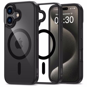 Tech-Protect MagMat Magnētiskais viedtālruņa apvalks iPhone 16 - caurspīdīgs