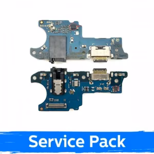 Charging Port Saderīgs ar Samsung A037G A03s Ar Flex / Plata 100% original (Service Pack)