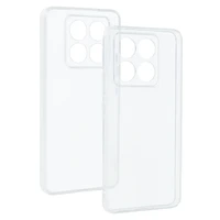 Ultra caurspīdīgs 1mm viedtālruņa apvalks Xiaomi 14T caurspīdīgs