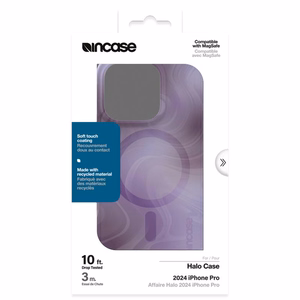 Incase Halo Case vāciņš ar MagSafe iPhone 16 Pro tālrunim, Oil Slick Lilac krāsā