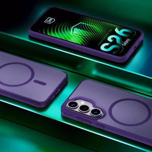 3mk Smoke MagCase violets – tālruņa vāciņš modelim Samsung Galaxy S26+