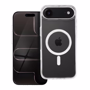 Case for iPhone 17 Air Forcell F-Protect Clear Hybrid Premium compatible with MagSafe transparent