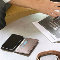 Uniq Journa apvalks telefonam iPhone 12 / iPhone 12 Pro - pelēks