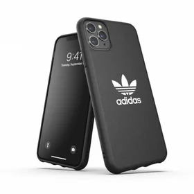 Adidas OR veidots apvalks Basic iPhone 11 Pro Max - melna un balta