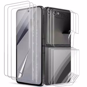 Ekrāna aizsardzība Flexible Clear HD komplekts 2in1 Samsung F751 Z Flip7 (Bulk)