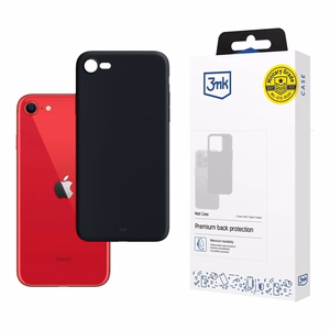 Apple iPhone SE 2020/2022 - 3mk Matt Case melns
