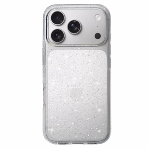 Crystal Glitter чехол для Iphone 17 Pro Max серебристый