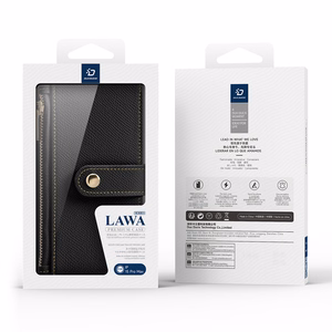 Dux Ducis Lawa Leather Case for iPhone 15 Pro Max - Black